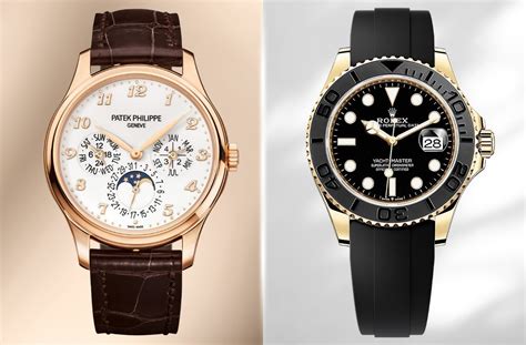 rolex vs patek philippe watch.